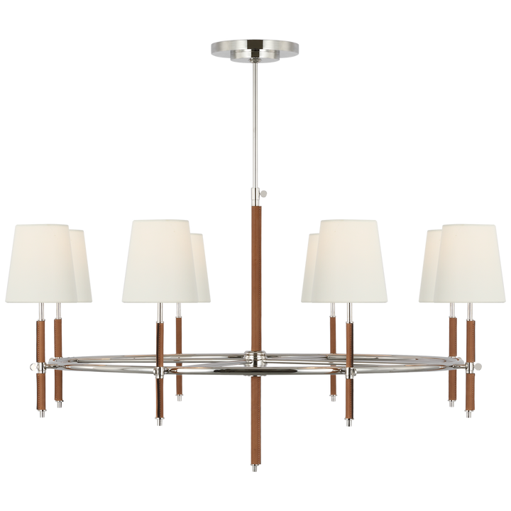 Thomas O'Brien - TOB5588PN/NAT-L - Polished Nickel / Natural Leather