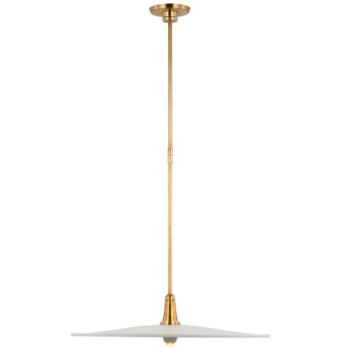 Thomas O'Brien - TOB5492HAB-WHT - Hand-Rubbed Antique Brass / White