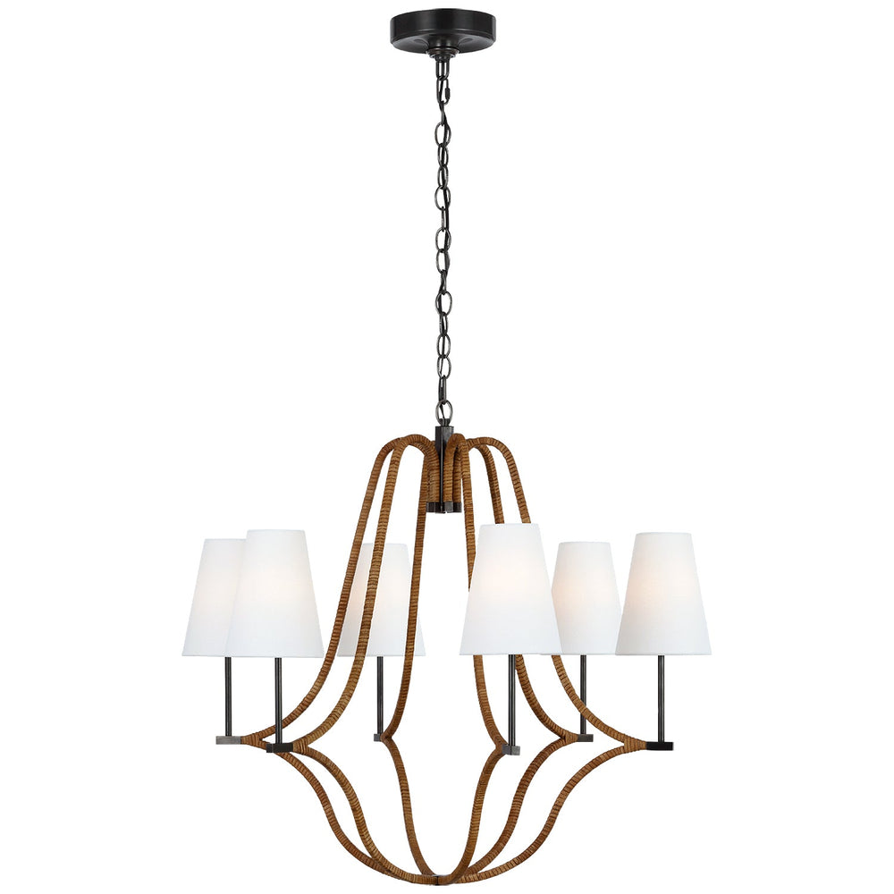 Chapman & Myers - CHC5581BZ/NRT-L - Natural Rattan / Bronze