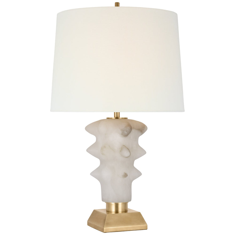Thomas O'Brien - TOB3552ALB/HAB-L - Alabaster / Hand-Rubbed Antique Brass
