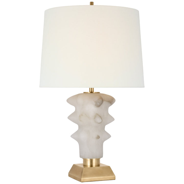 Thomas O'Brien - TOB3552ALB/HAB-L - Alabaster / Hand-Rubbed Antique Brass