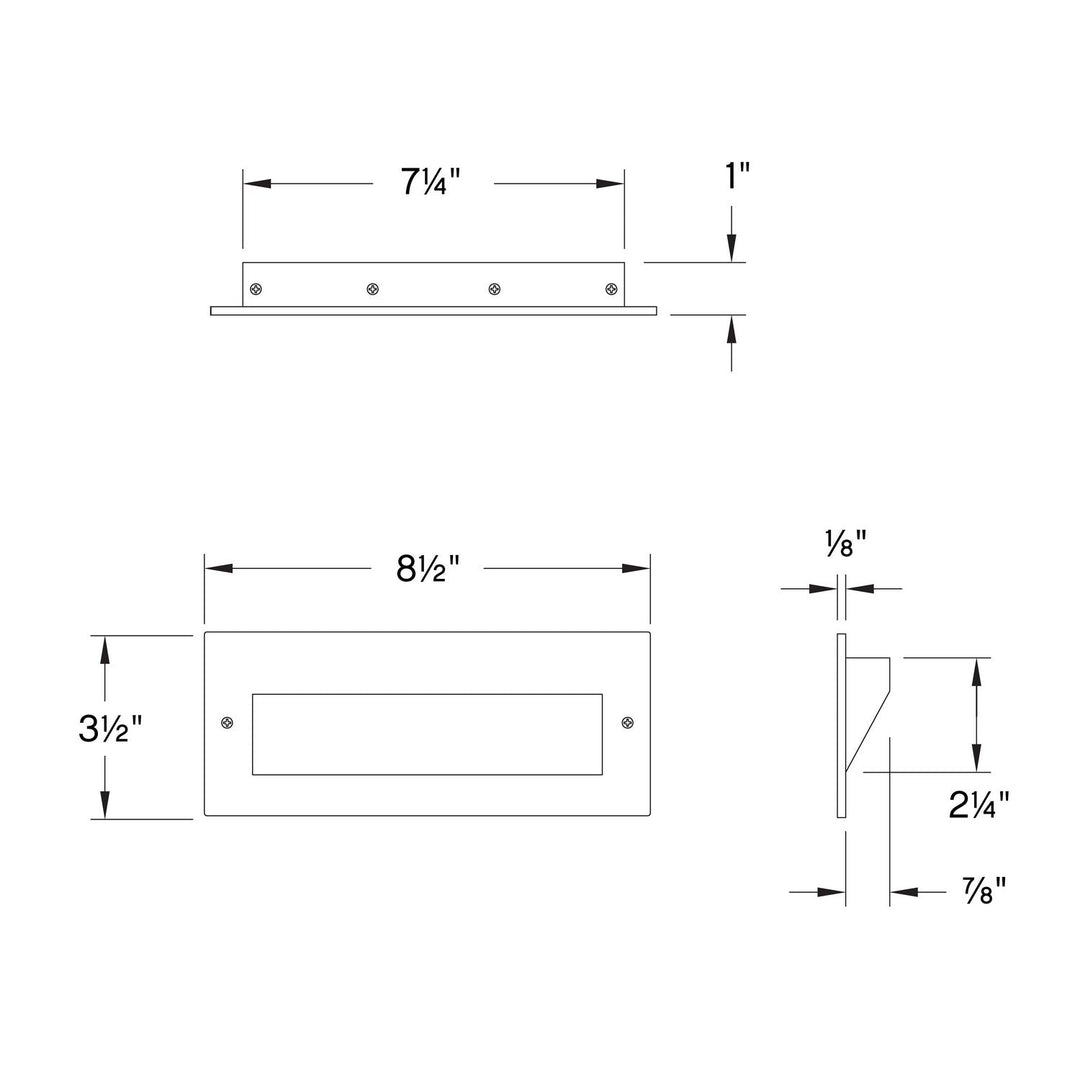 Hinkley Taper 12V Horizontal Step Light (view 8)