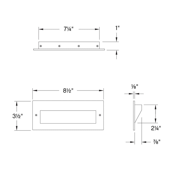 Hinkley Taper 12V Horizontal Step Light (view 8)