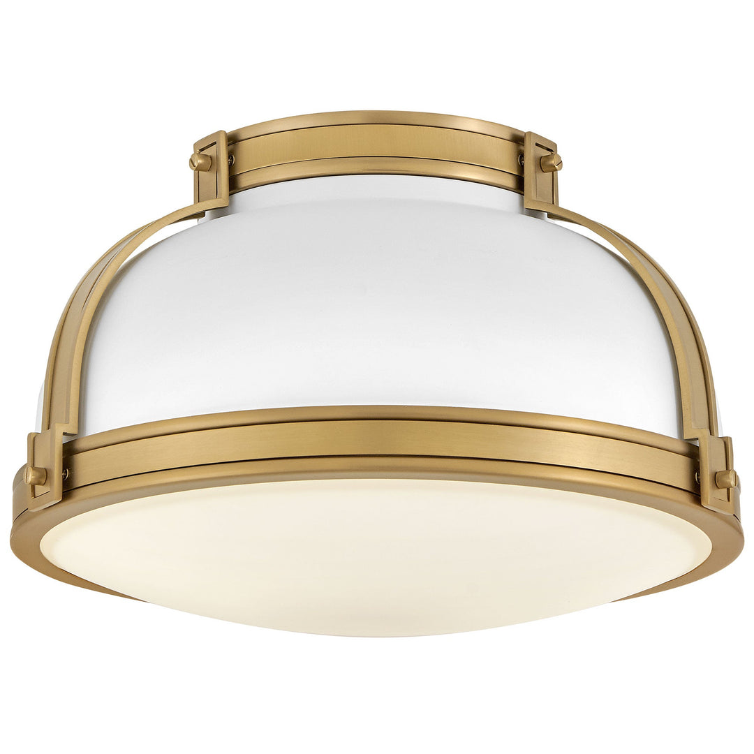 Hinkley-46351MW-LCB-Lacquered Brass/ Matte White