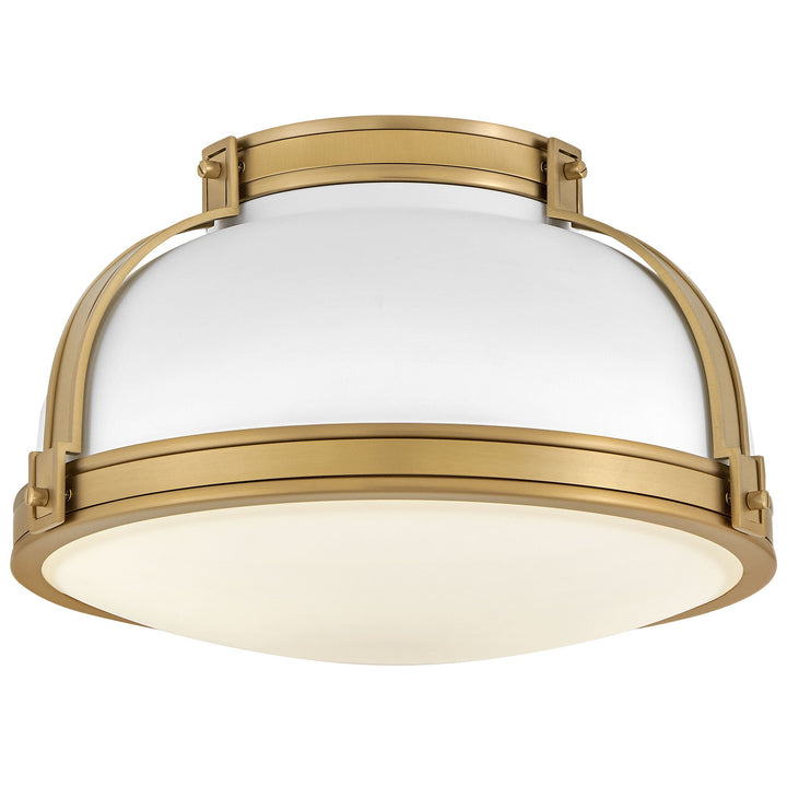 Hinkley-46351MW-LCB-Lacquered Brass/ Matte White