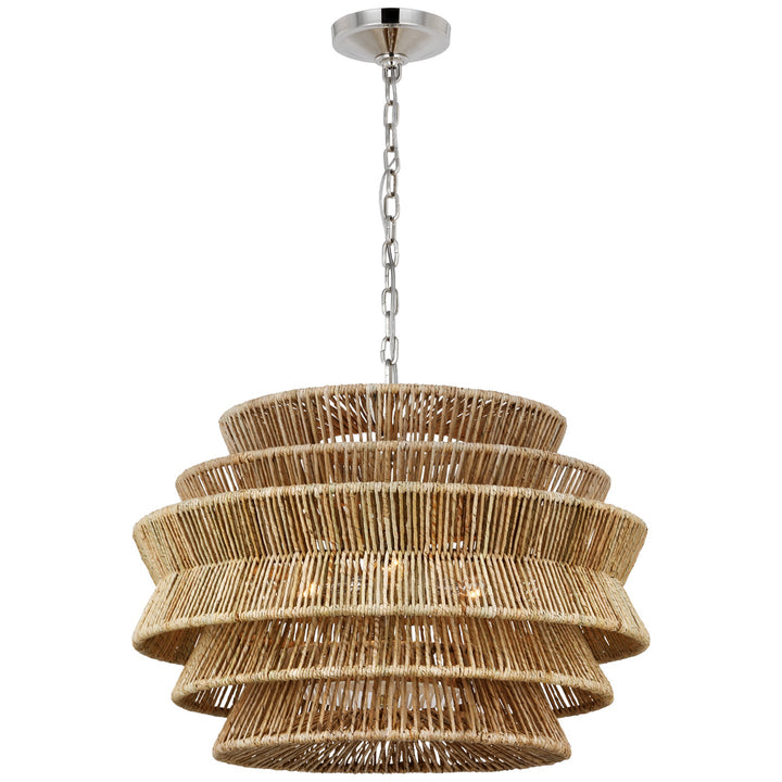 Visual Comfort Signature Antigua Chandelier in Polished Nickel (view 2)