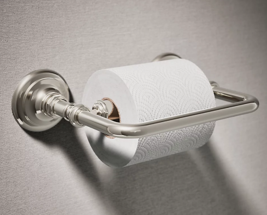 Clearance: Kohler K72573-SN Artifacts Pivoting Toilet Paper Holder in Polished Nickel