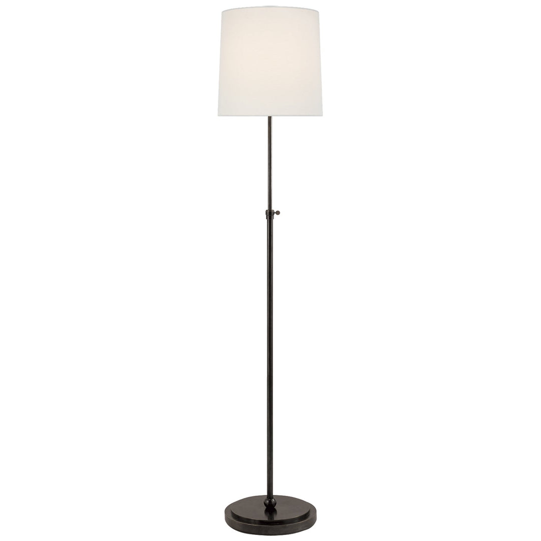 Visual Comfort Signature Bryant Adjustable Floor Lamp in Bronze / Hand-Rubbed Antique Brass (view 2)