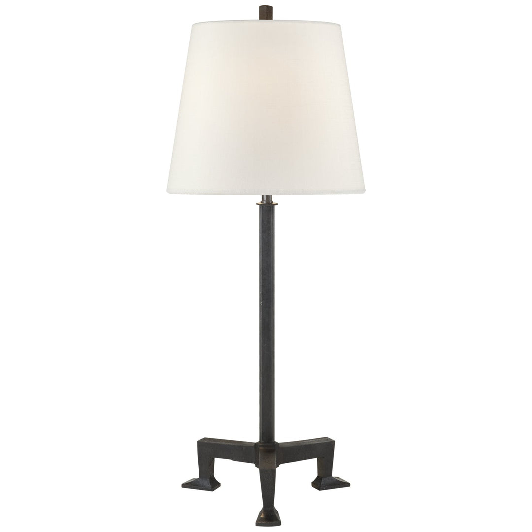 Visual Comfort Signature Parish Buffet Table Lamp in Aged Iron