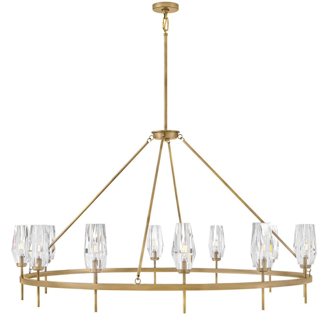Hinkley Ana Chandelier in Heritage Brass (view 3)