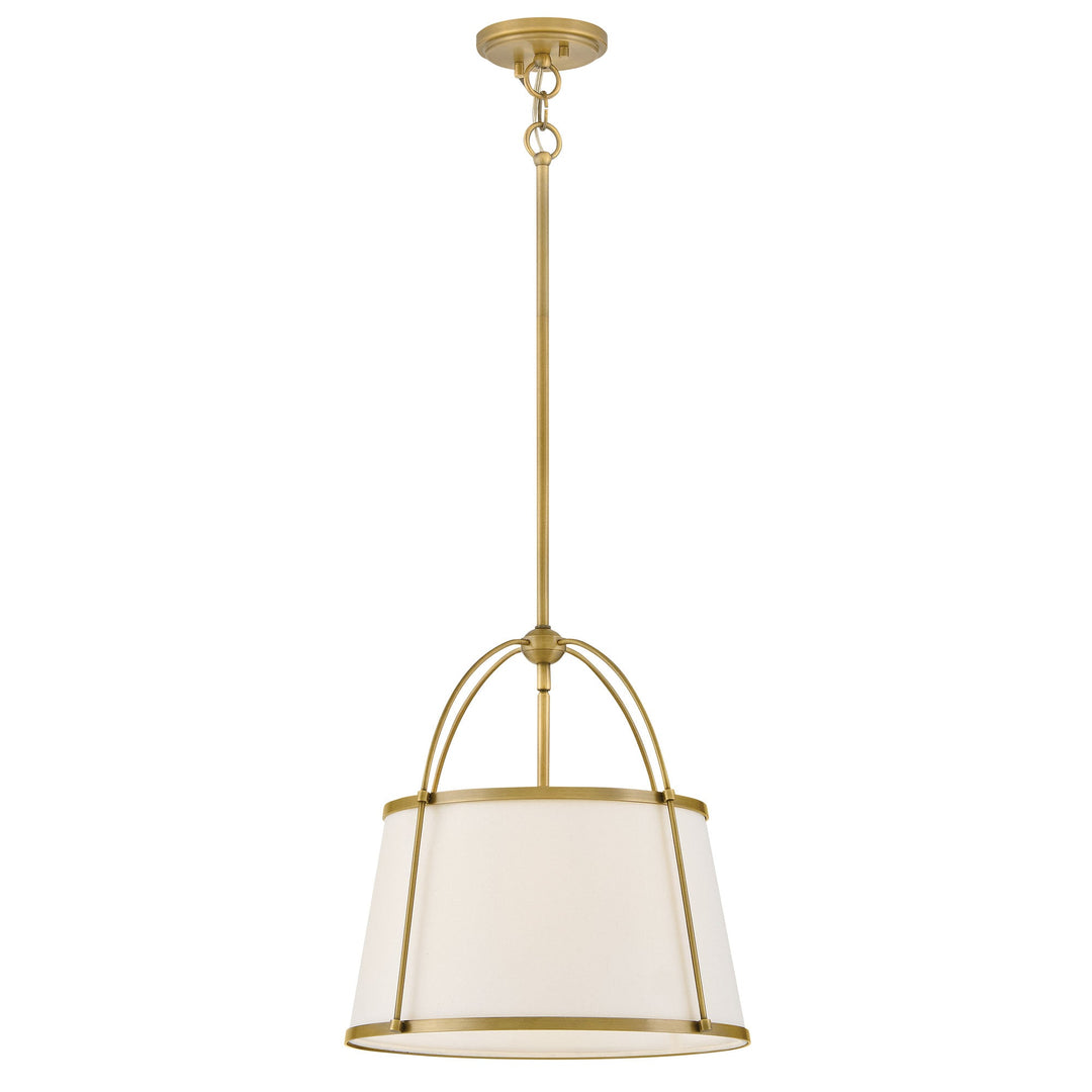 Hinkley-4894LDB-OW-Off White/ Lacquered Dark Brass