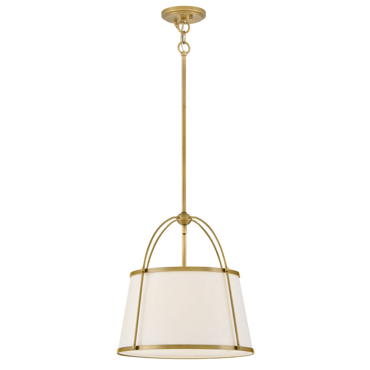 Hinkley-4894LDB-OW-Off White/ Lacquered Dark Brass