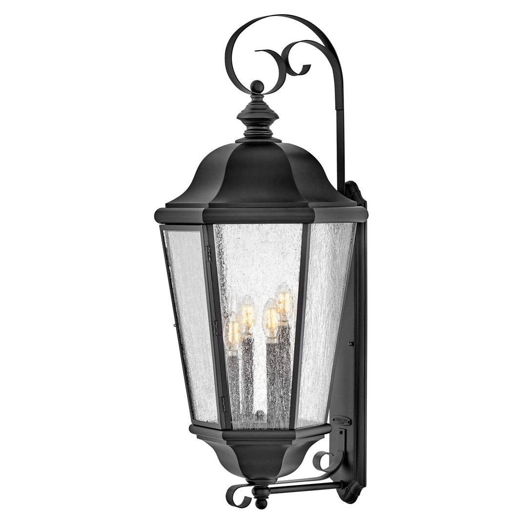 Hinkley Edgewater 120V Outdoor Wall Lantern in Black