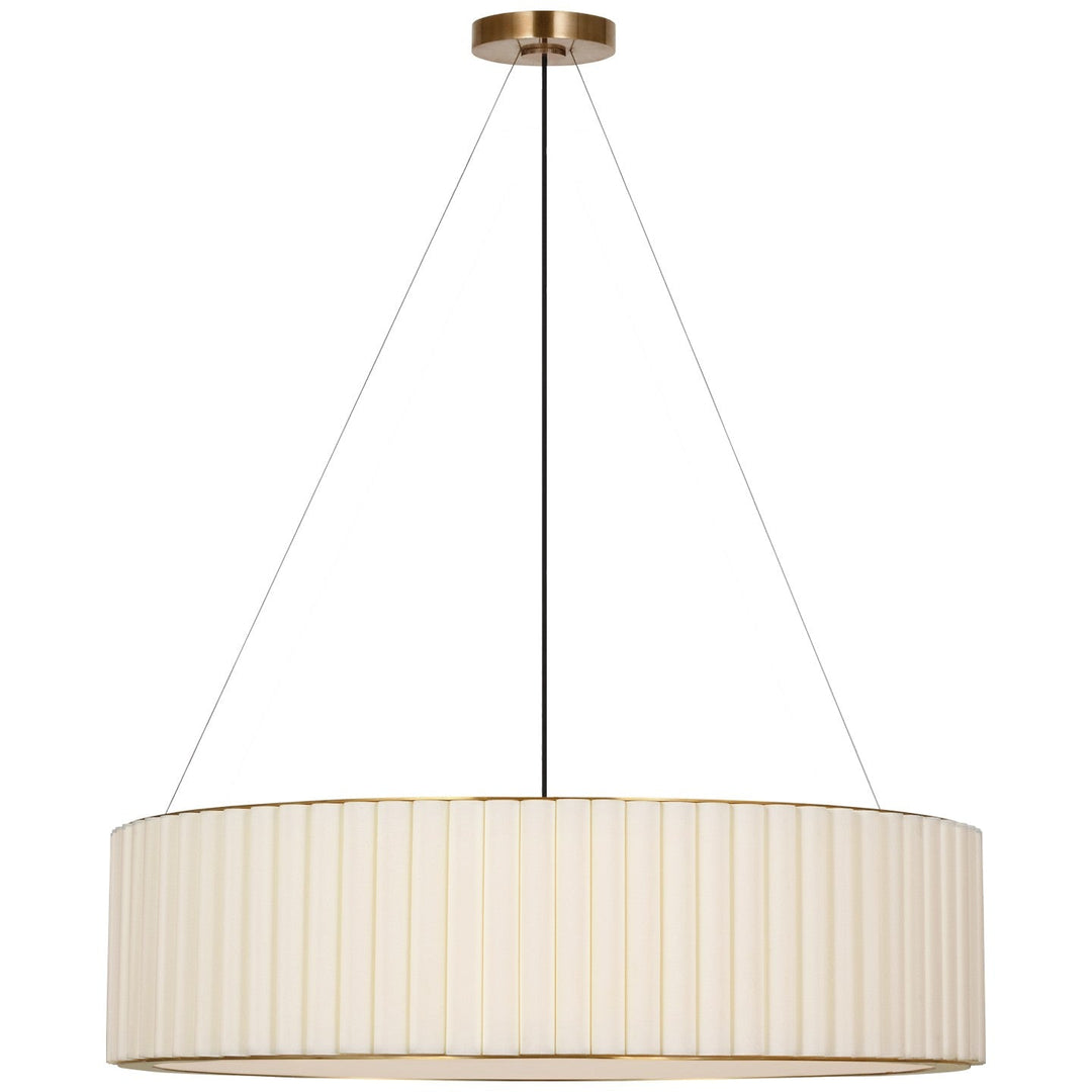 Visual Comfort Signature Palati Pendant in Hand-Rubbed Antique Brass