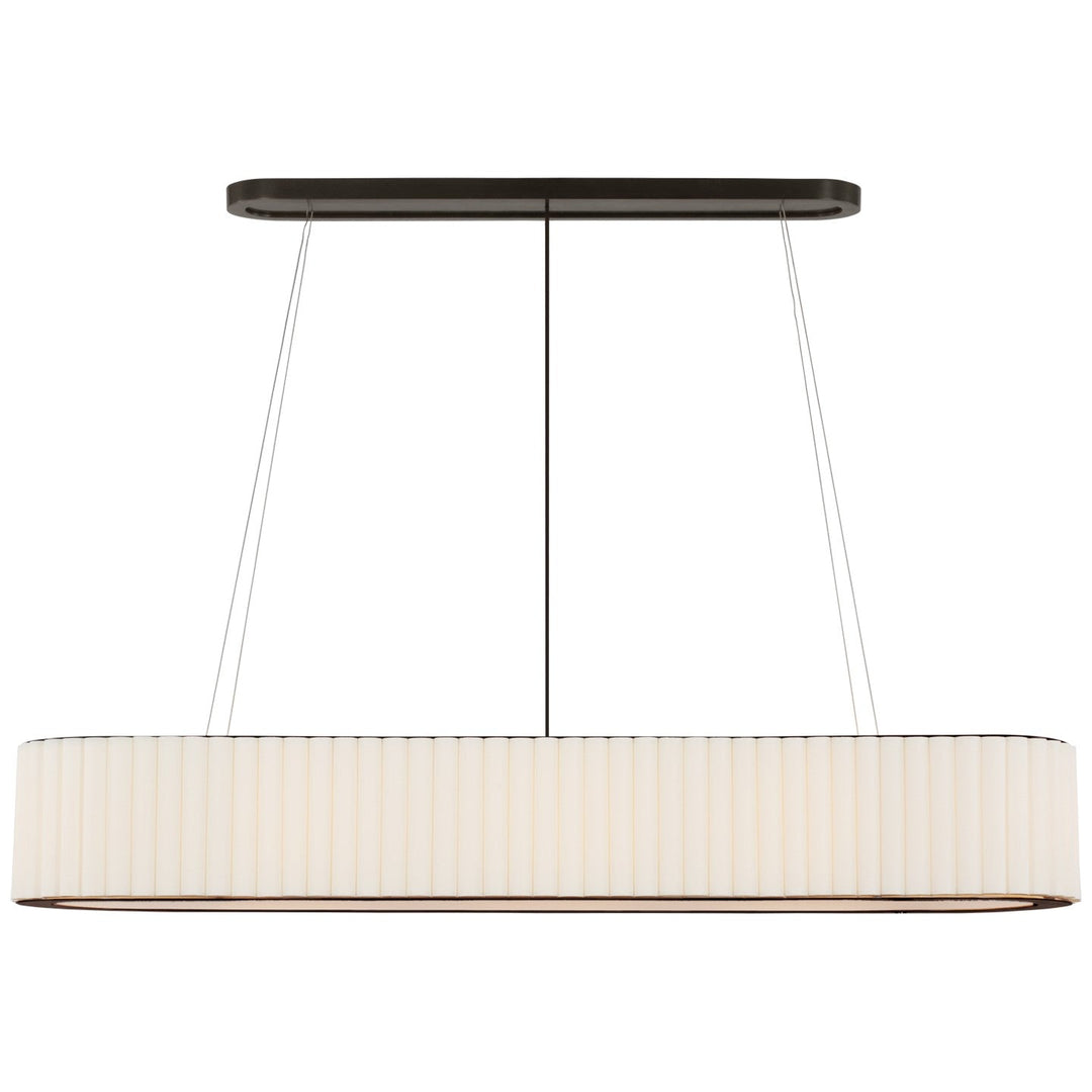 Visual Comfort Signature Palati Linear Chandelier in Bronze