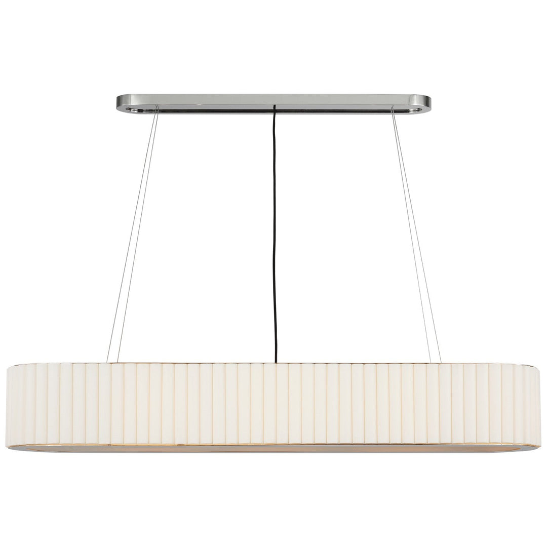 Visual Comfort Signature Palati Linear Chandelier in Polished Nickel