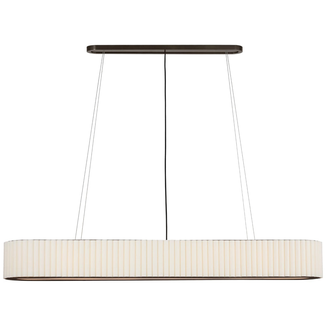Visual Comfort Signature Palati Linear Chandelier in Bronze (view 2)
