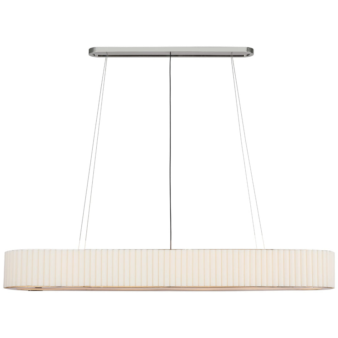 Visual Comfort Signature Palati Linear Chandelier in Polished Nickel (view 2)