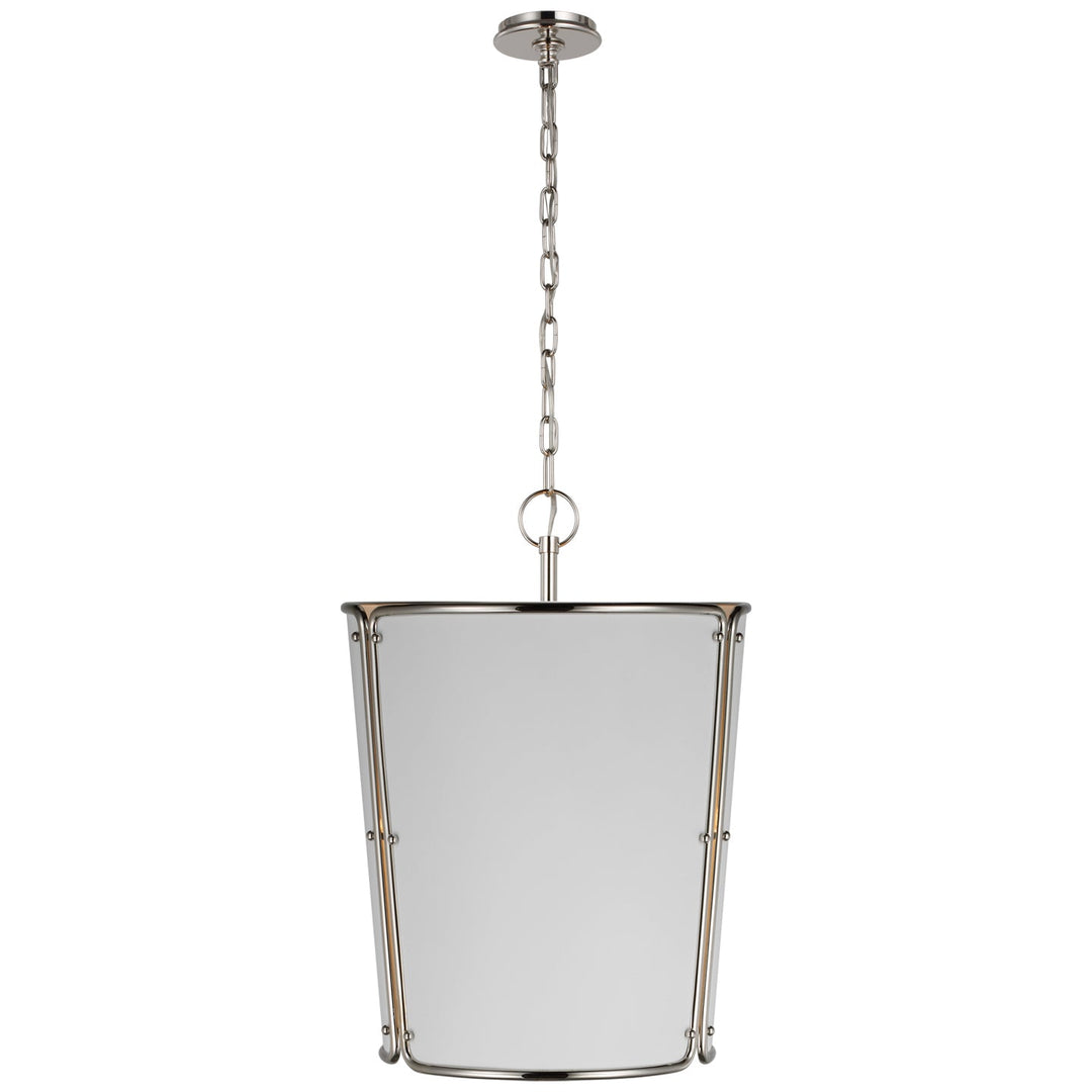 Visual Comfort Signature Hastings Pendant in Polished Nickel (view 2)