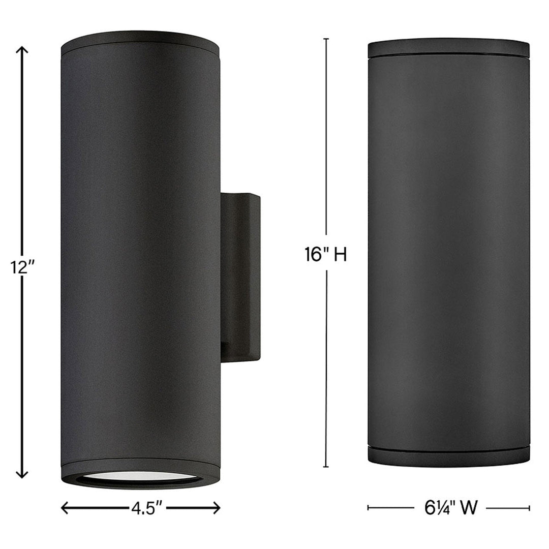 Hinkley Silo Outdoor Up / Down Wall Sconce (view 2)