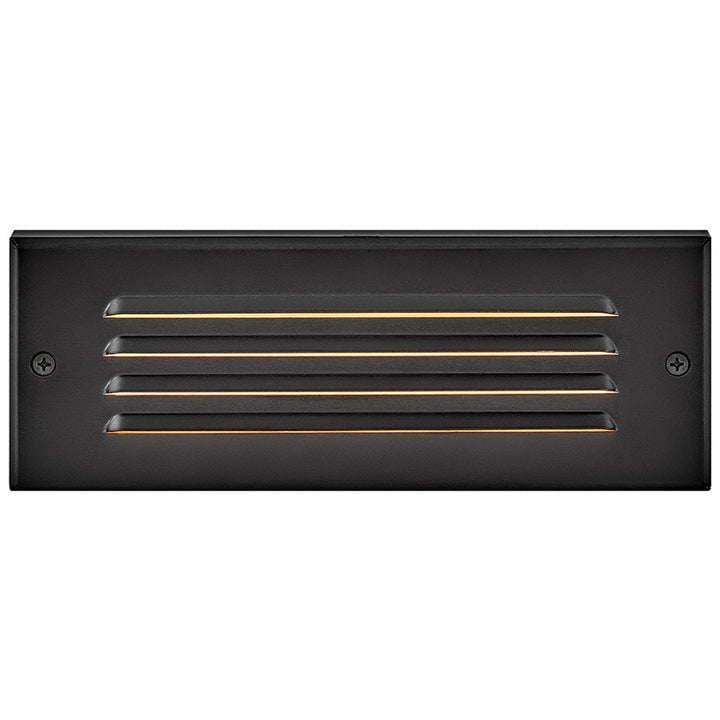 Hinkley Dash 120V Outdoor Brick Light in Black Stainless Steel