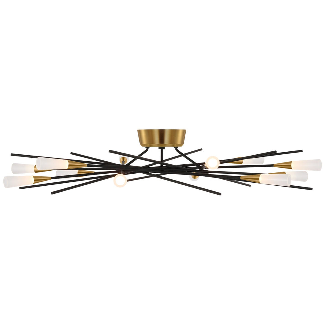 Chapman & Myers - CHC4607BLK - Matte Black / Antique Brass