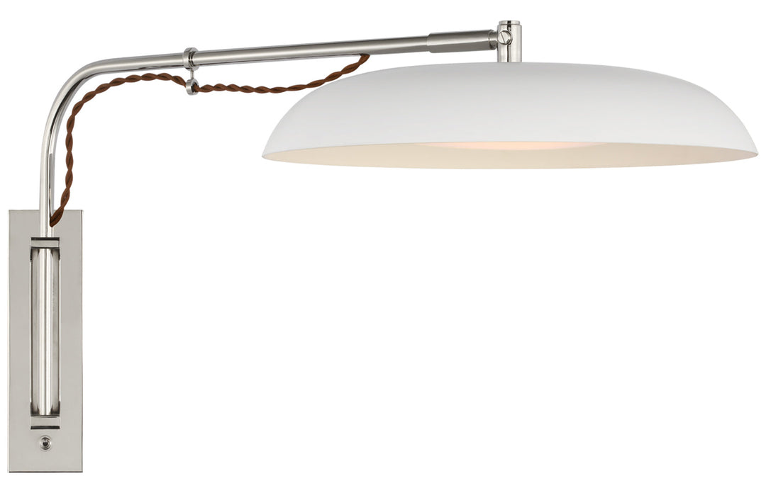 Amber Lewis - AL2040PN/WHT-WG - Polished Nickel / White