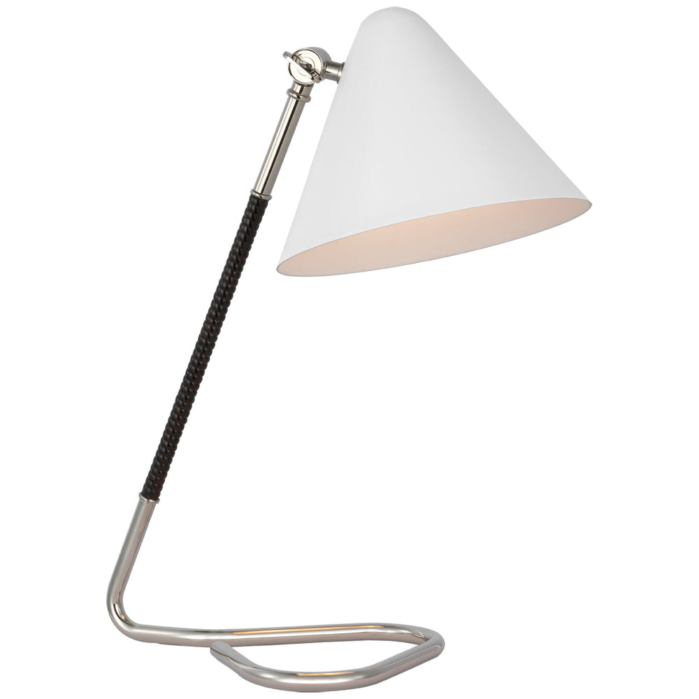 Amber Lewis - AL3020PN/BRT-WHT - Polished Nickel / Black Rattan