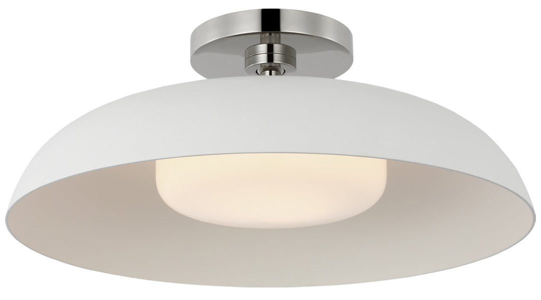 Amber Lewis - AL4040PN/WHT-WG - Polished Nickel / White