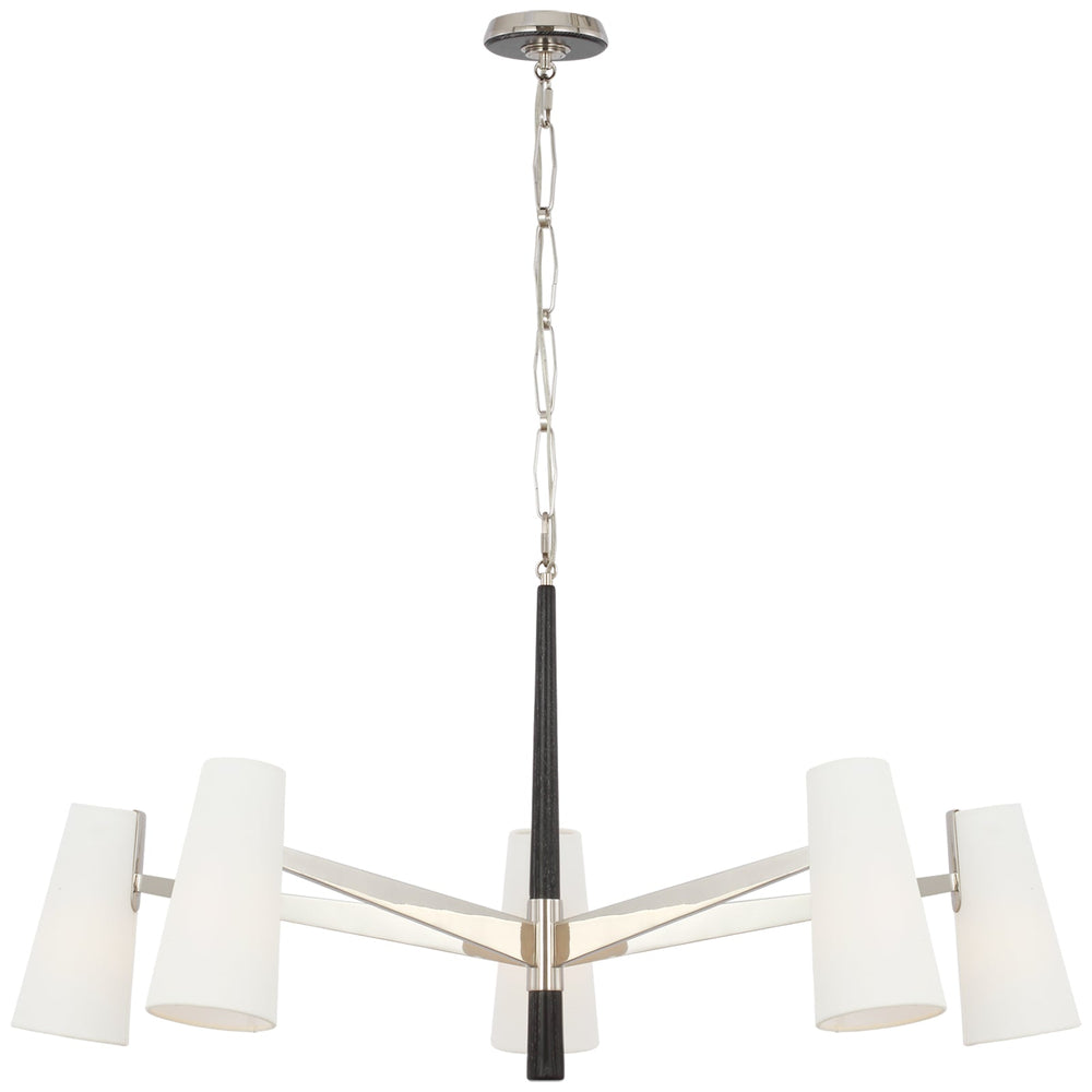 AERIN - ARN5345PN/EB-L - Polished Nickel / Ebony