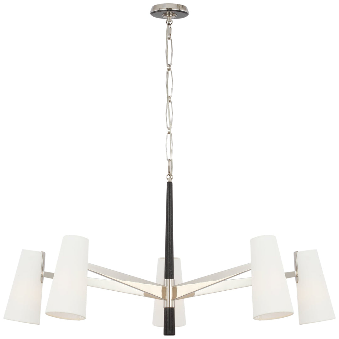 AERIN - ARN5345PN/EB-L - Polished Nickel / Ebony