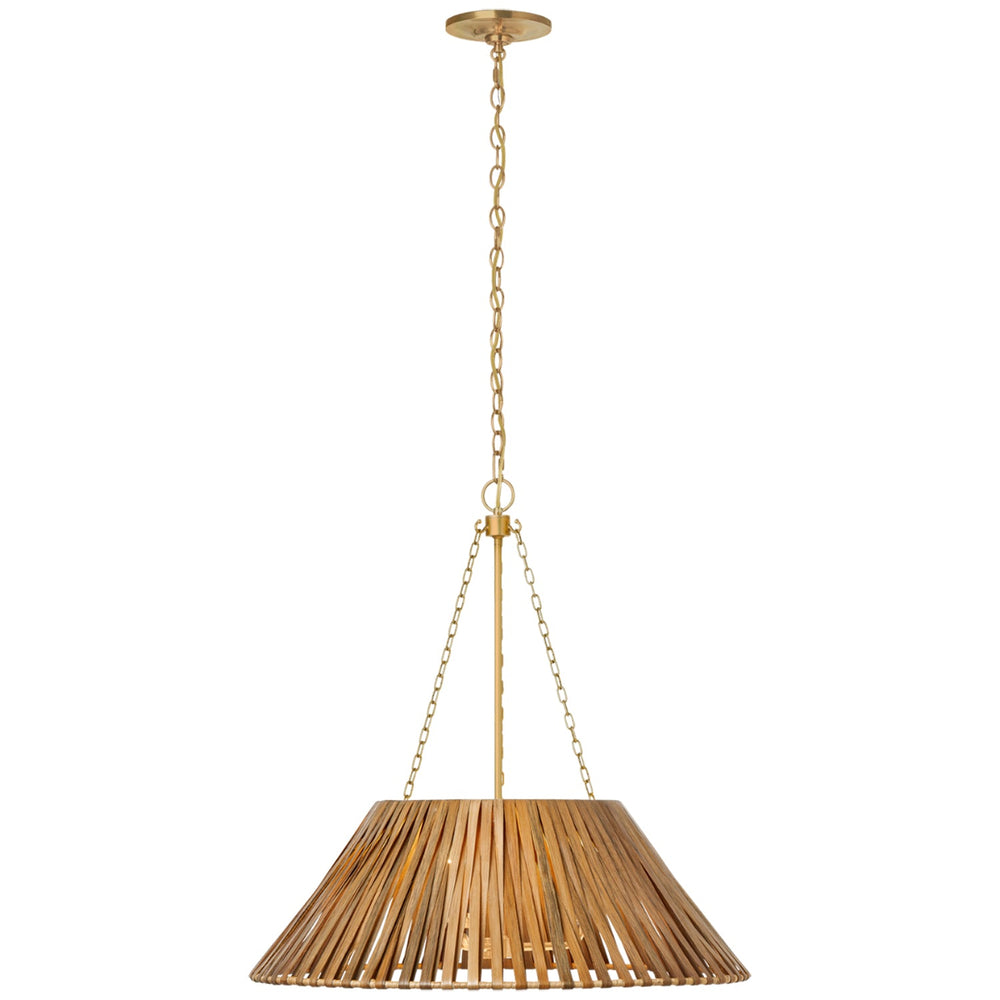 Marie Flanigan - MF5031SB-NTW - Natural Wicker / Soft Brass