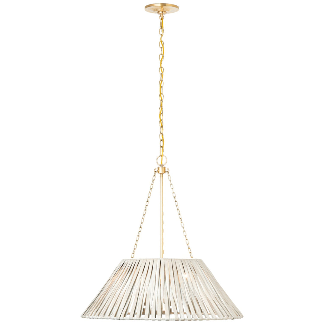 Marie Flanigan - MF5031SB-WW - White Wicker / Soft Brass