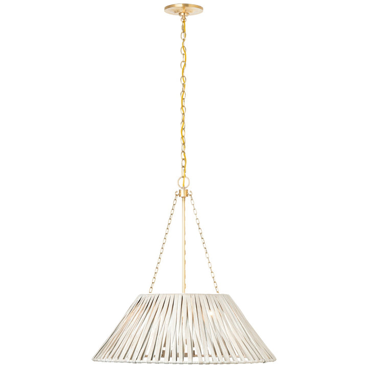 Marie Flanigan - MF5031SB-WW - White Wicker / Soft Brass