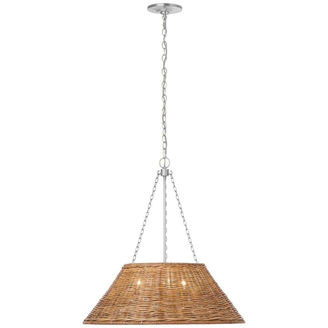 Marie Flanigan - MF5032PN-NTW - Natural Wicker / Polished Nicke