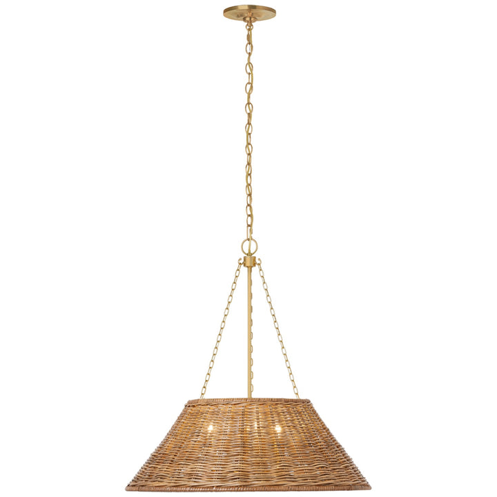 Marie Flanigan - :MF5032SB-NTW - Natural Wicker / Soft Brass