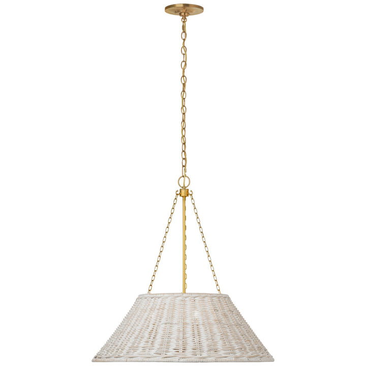 Marie Flanigan - MF5032SB-WW - White Wicker / Soft Brass