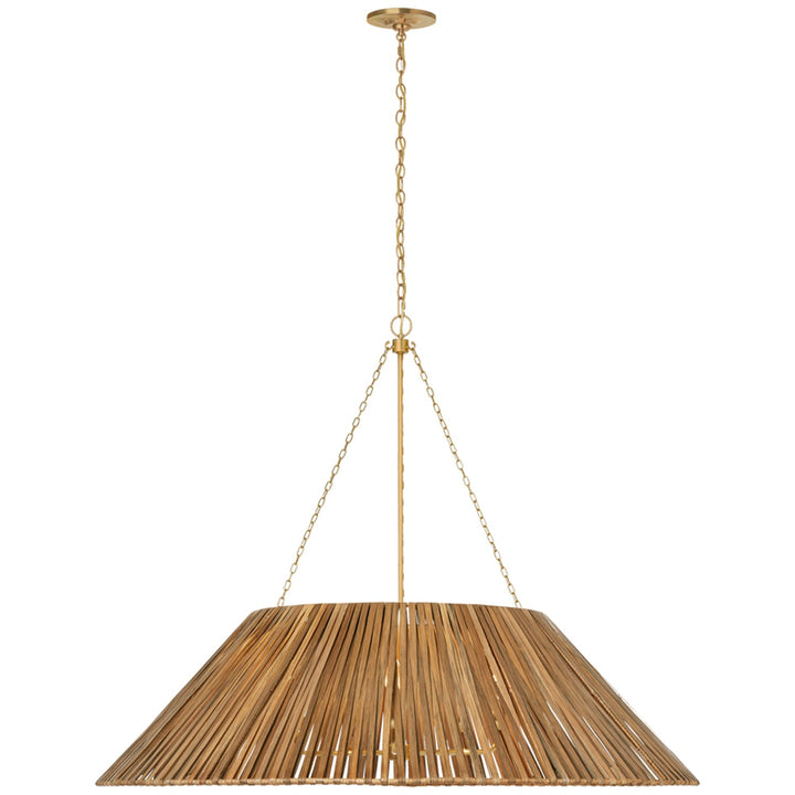 Marie Flanigan - MF5037SB-NTW - Natural Wicker / Soft Brass