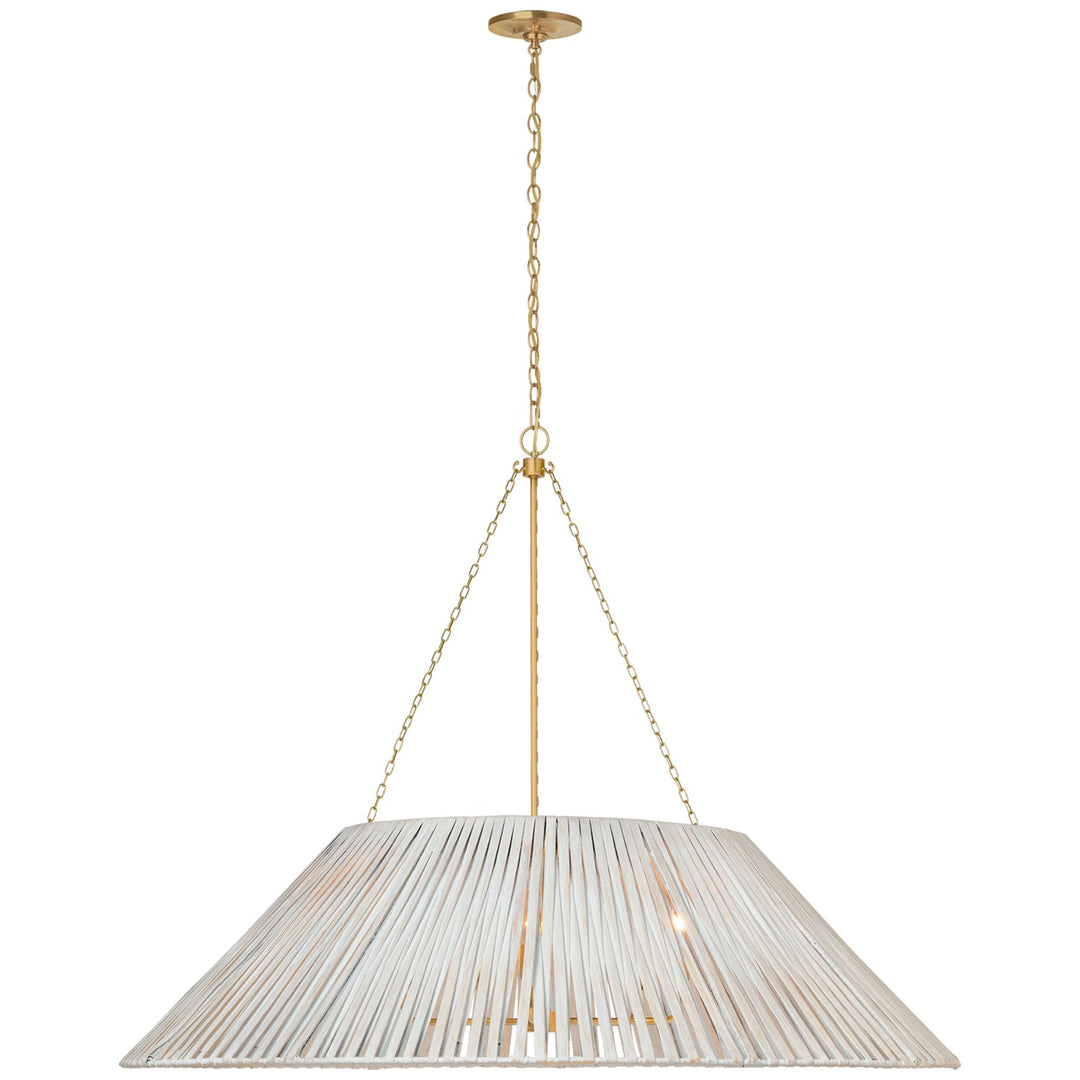 Marie Flanigan - MF5037SB-WW - White Wicker / Soft Brass
