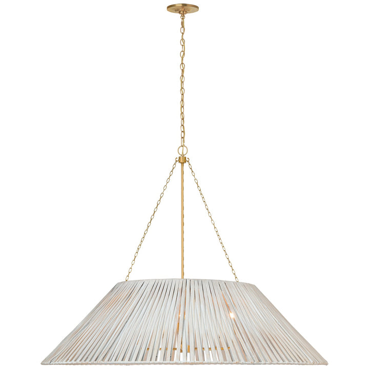 Marie Flanigan - MF5037SB-WW - White Wicker / Soft Brass