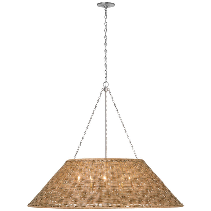 Marie Flanigan - MF5038PN-NTW - Natural Wicker / Polished Nicke