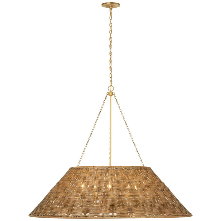 Marie Flanigan - MF5038SB-NTW - Natural Wicker / Soft Brass