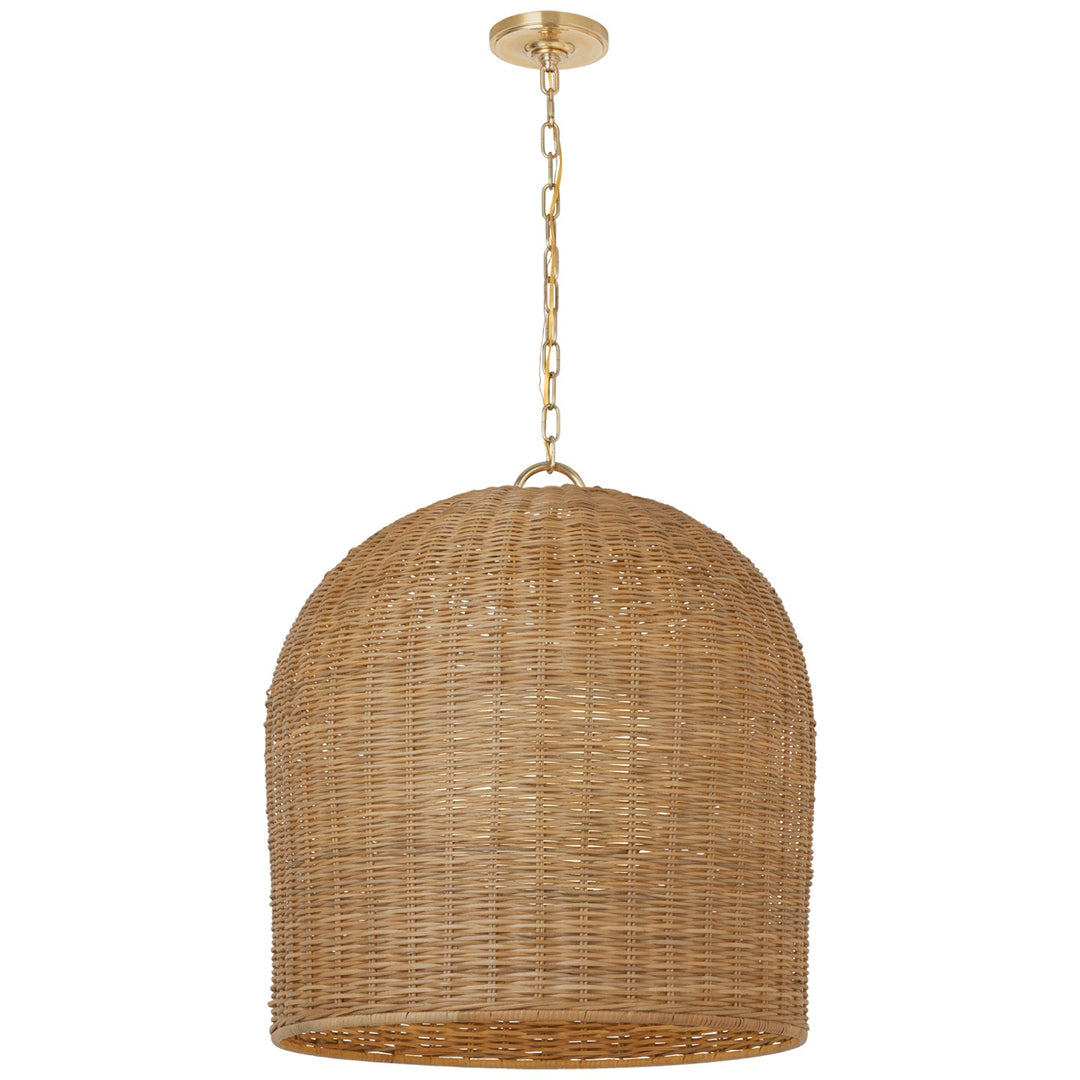 Marie Flanigan - MF5047SB-NTW -  Natural Wicker / Soft Brass