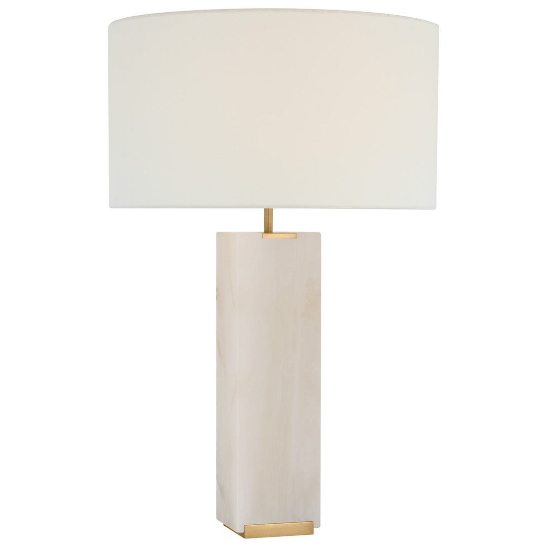 Visual Comfort Signature Matero Tall Table Lamp in Alabaster
