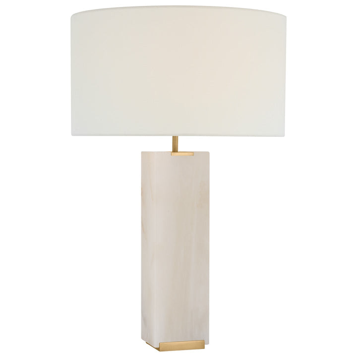 Visual Comfort Signature Matero Tall Table Lamp in Alabaster