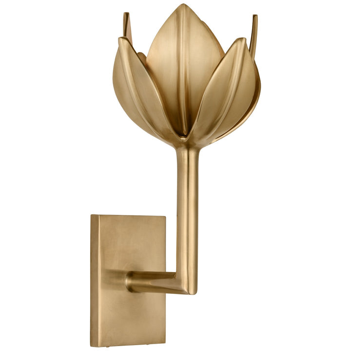 Visual Comfort Signature Alberto Wall Sconce in Antique Burnished Brass