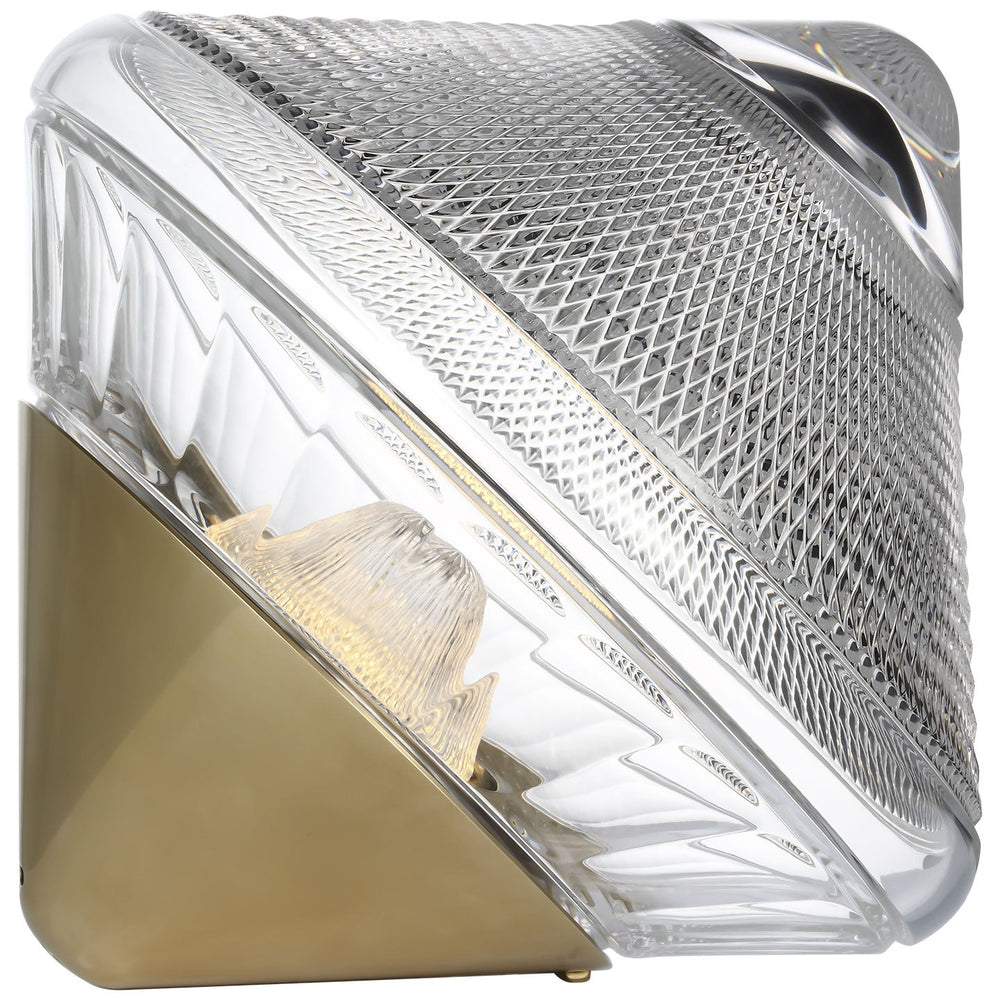 Visual Comfort Signature Copper Coast Rechargeable Table Lamp in Natural Brass