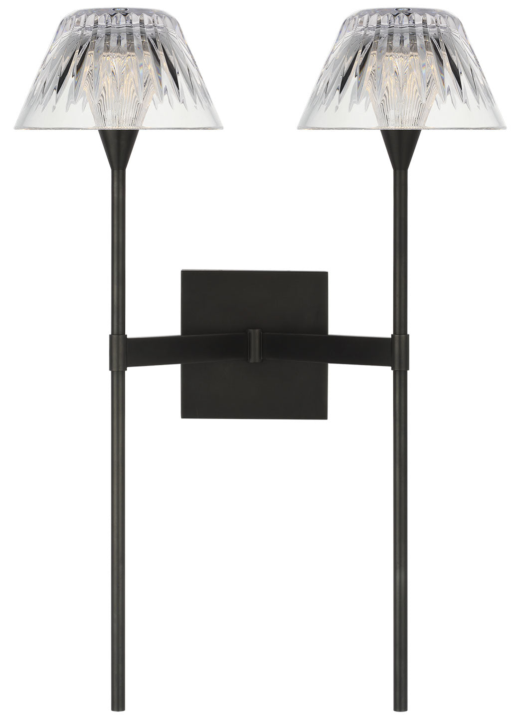 Visual Comfort Signature Blaze Tail Wall Sconce in Bronze (view 2)