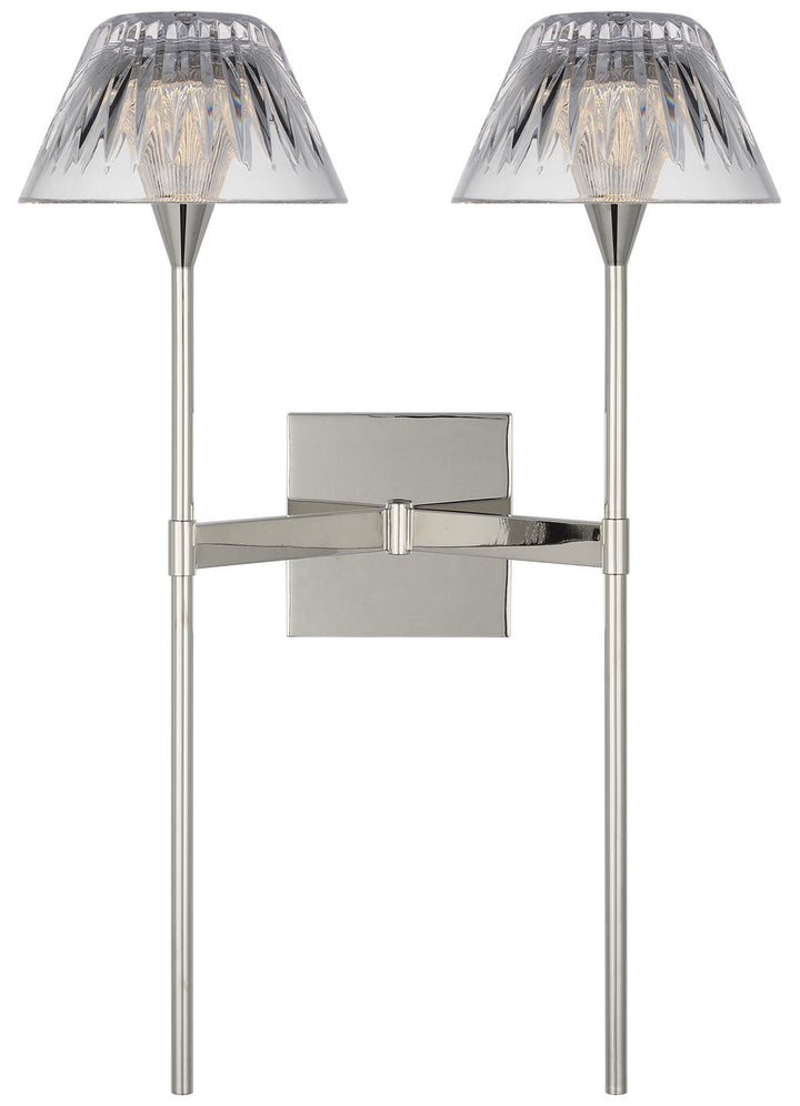 Visual Comfort Signature Blaze Tail Wall Sconce in Polished Nickel (view 2)