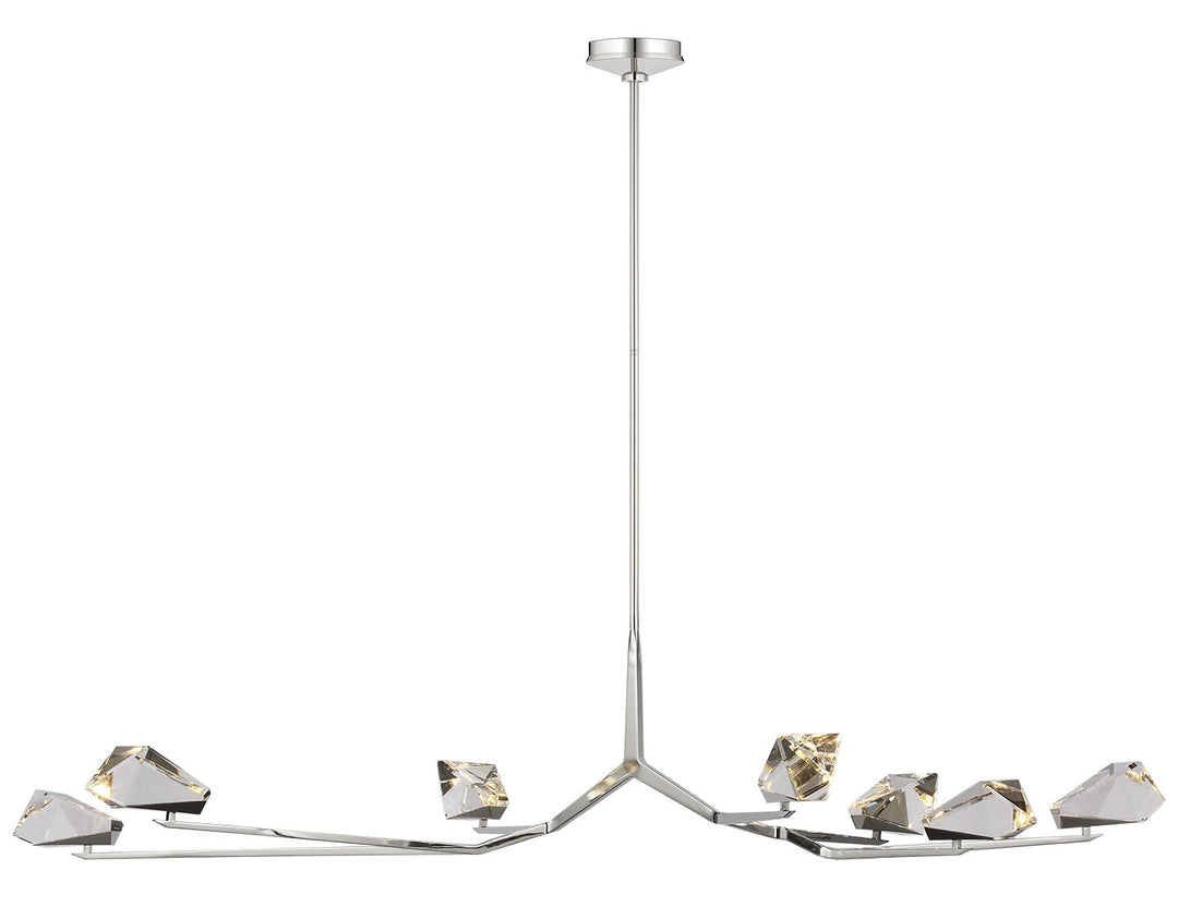 Visual Comfort Signature Carraig Chandelier in Polished Nickel (view 2)